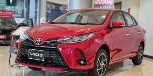 Toyota vios 2022 Mới Màu Đỏ
