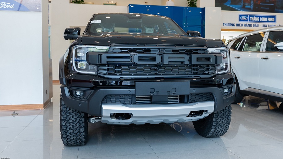 Đầu Xe Ford Ranger Raptor Màu Đen Mới 2024 2025 tại Ford Thăng Long